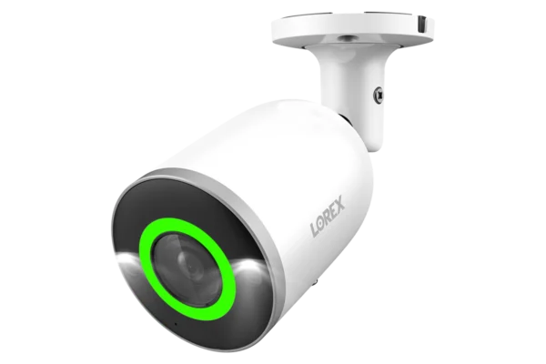 Lorex H16 - 4K IP Wired Bullet Security Camera with Smart Security Lighting and Smart Motion Detection