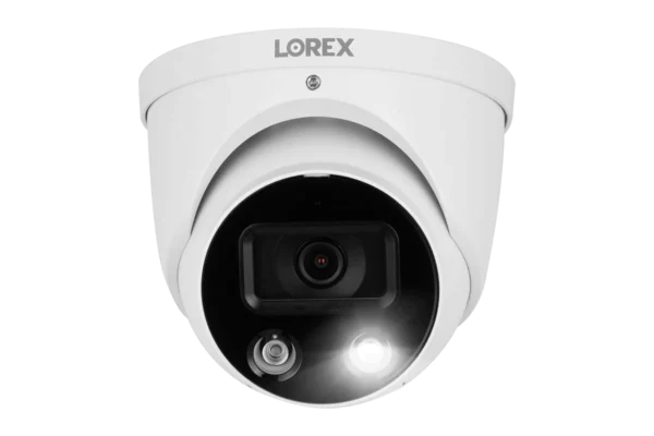Lorex H13 - 4K IP Wired Dome Security Camera with Smart Deterrence and Smart Motion Detection