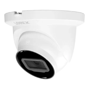 Lorex A4 - 2K (4MP) IP Wired Turret Security Camera, Listen-In Audio, Smart Motion Detection